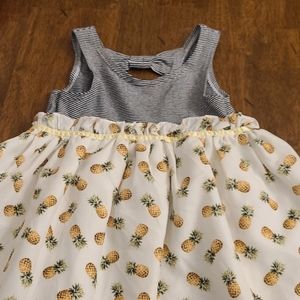 Toddler pineapple print dress